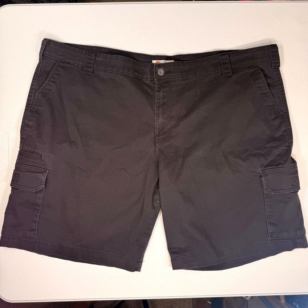 Dickies Relaxed Fit Cargo Shorts Black Stretch Workwear Utility Plus Size 22W